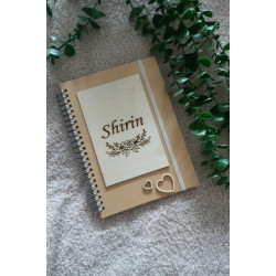 Carnet avec votre text